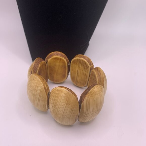 Source Unknown Jewelry - 🐱 5 FOR $10.  WOODEN STRETCH BRACELET